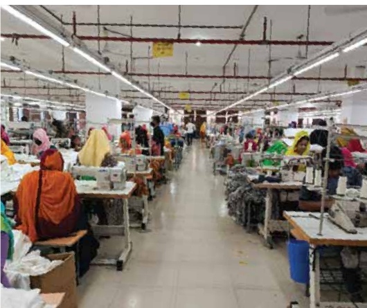 Sewing Line Floor