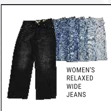 Women's Relaxed Wide Leg & Baggy Jeans
